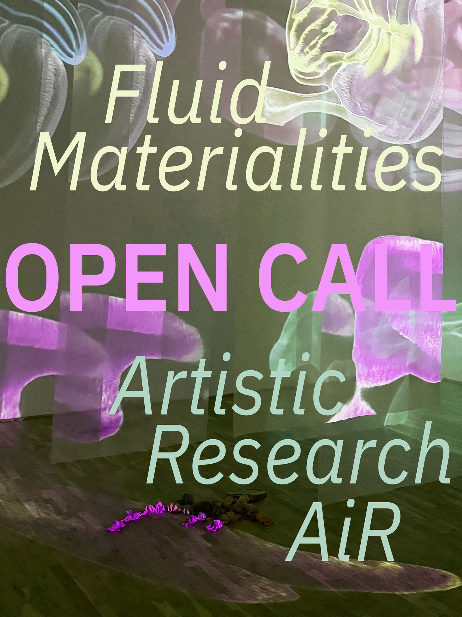 2025 AiR Fluid Materialities Open Call Image